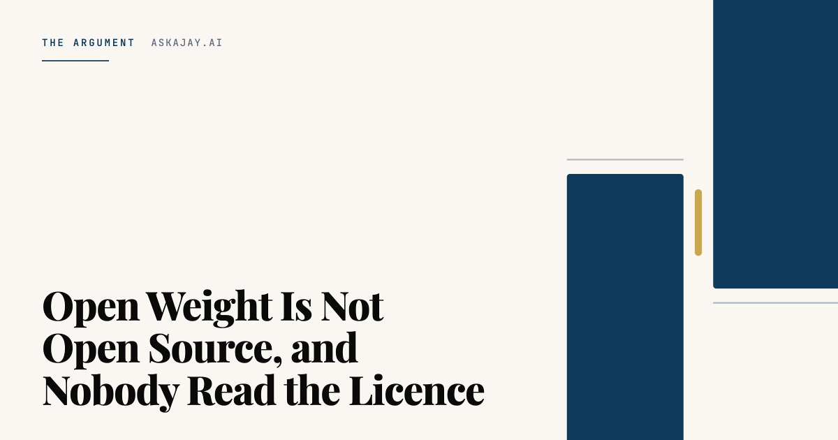 Open Source AI Compliance: A License Risk Guide for Leaders | AskAjay.ai